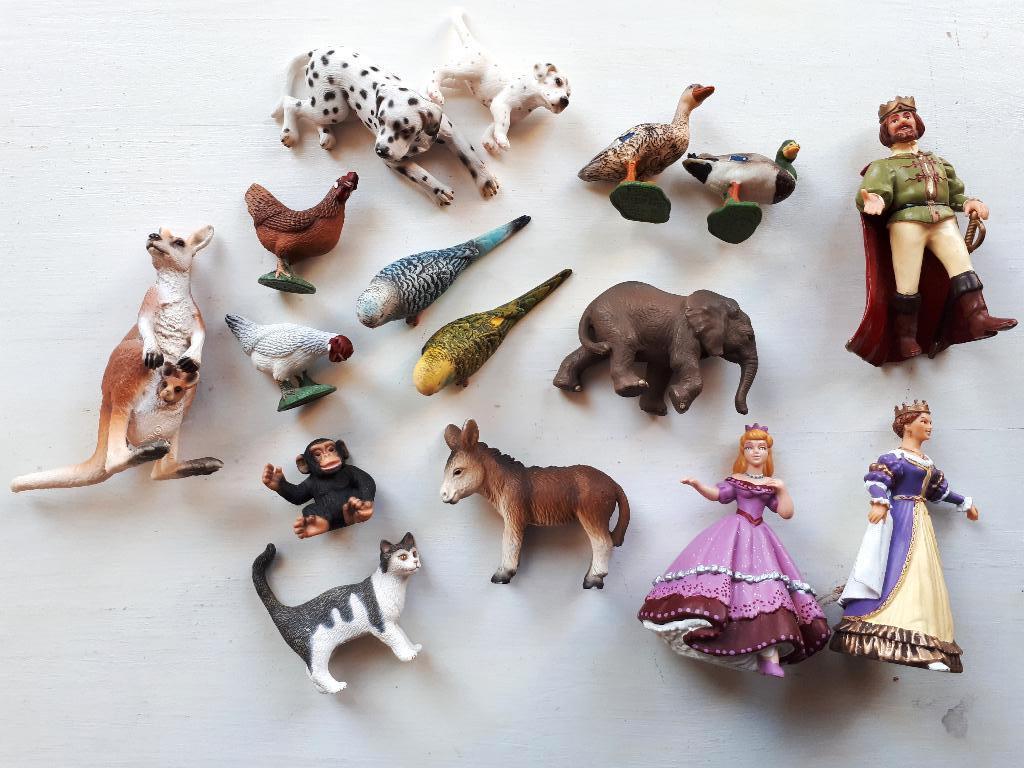 Schleich verzameling boerderij/dierentuin dieren, Ophalen, Gebruikt, Jongen of Meisje