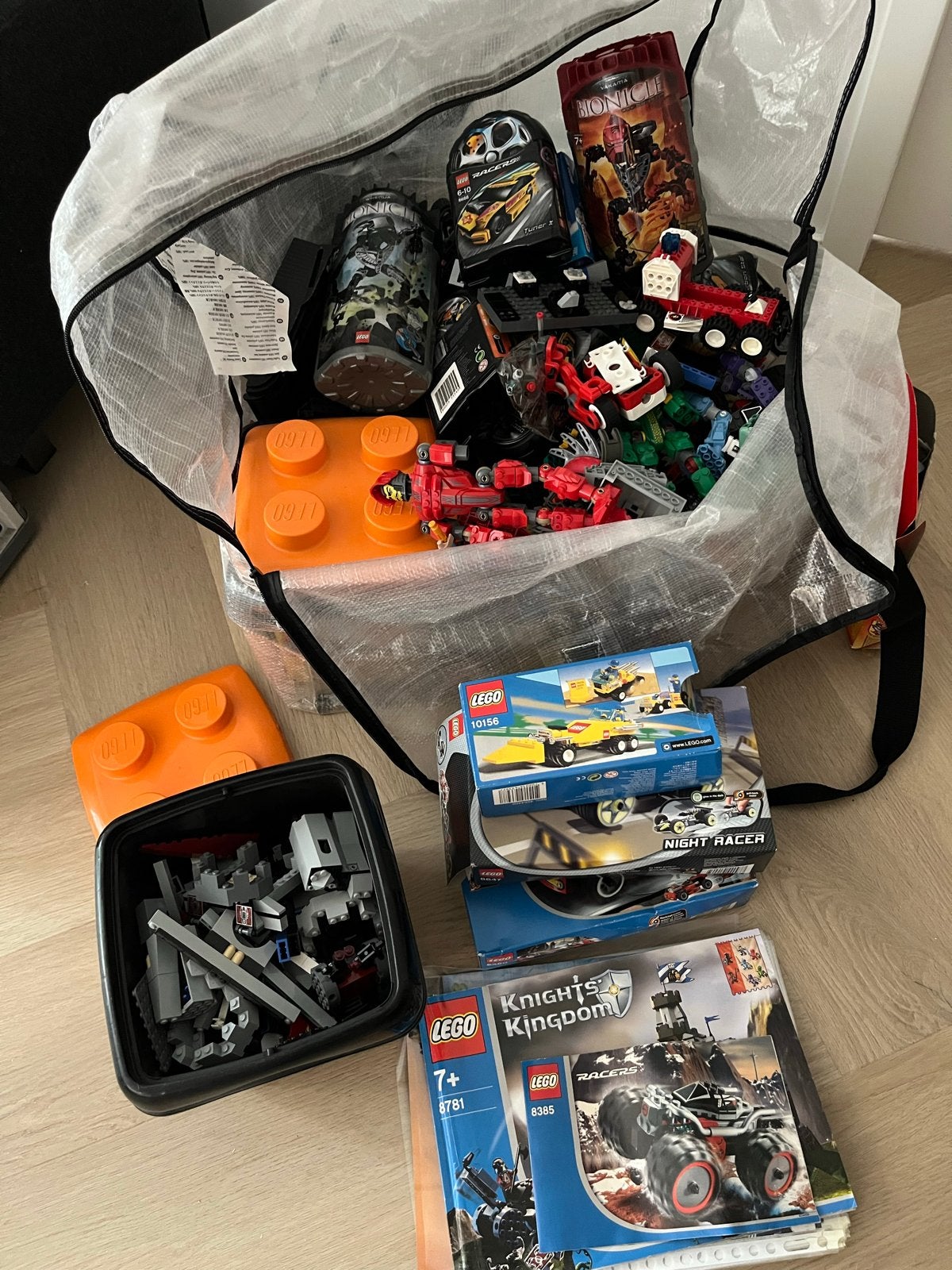 Grote partij LEGO met diverse sets en losse stenen, Gebruikt, Lego, Ophalen of Verzenden, Racers