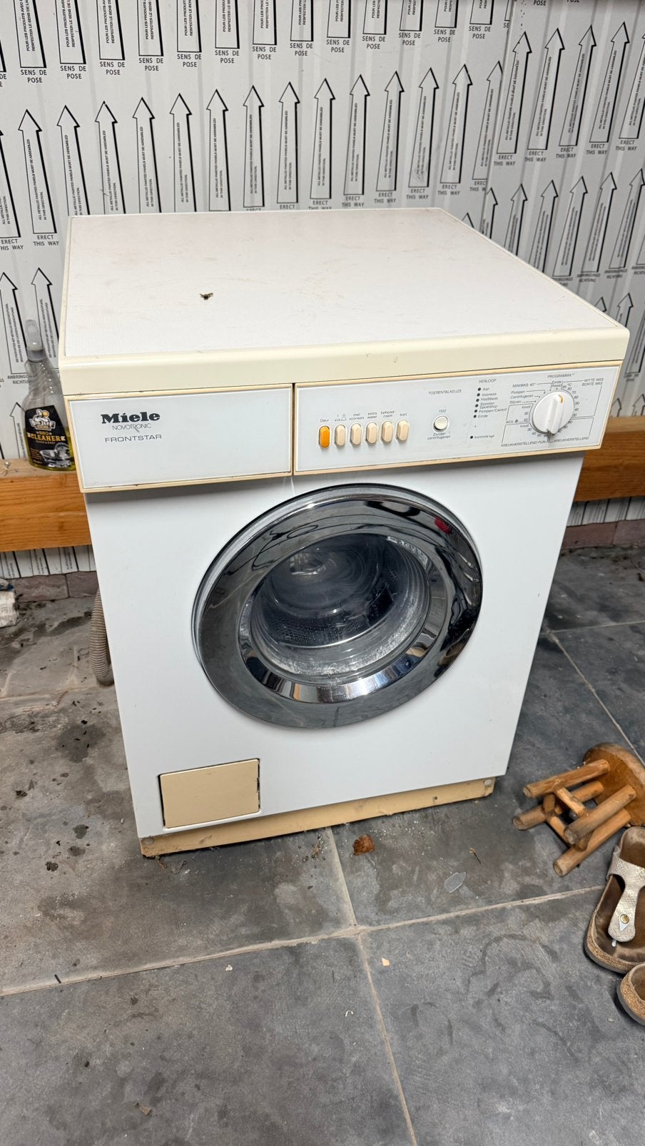 Miele wasmachine, Witgoed en Apparatuur, Ophalen, Gebruikt, 1200 tot 1600 toeren, Voorlader