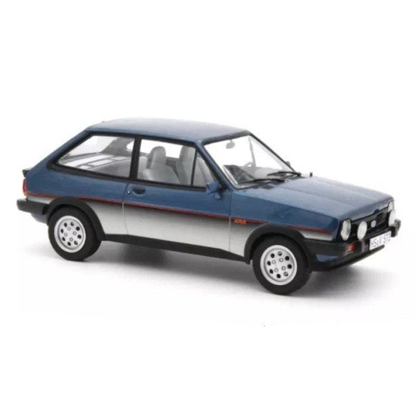 Ford Fiesta XR2 1981 Blauw Modelauto 1/18 Norev Nieuw, Auto, Norev, Ophalen of Verzenden, Norev
