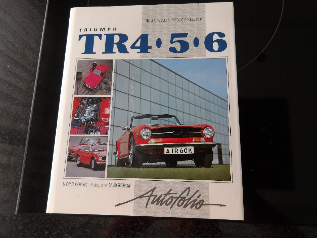 Triumph TR4, TR5, TR6 Autofolio Collectie Boek, Michael Richards, Verzenden, Zo goed als nieuw, Overige merken