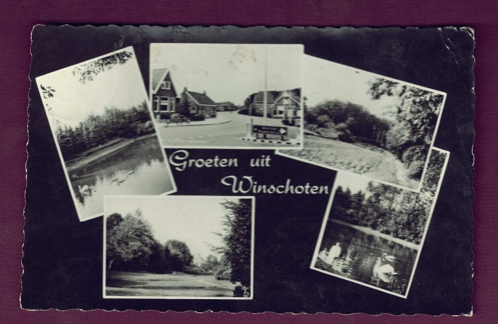 Winschoten (Gron) - Groeten uit - 5-luik - 1964 (Oude Pekela, Ophalen of Verzenden, 1960 tot 1980, Gelopen, Groningen