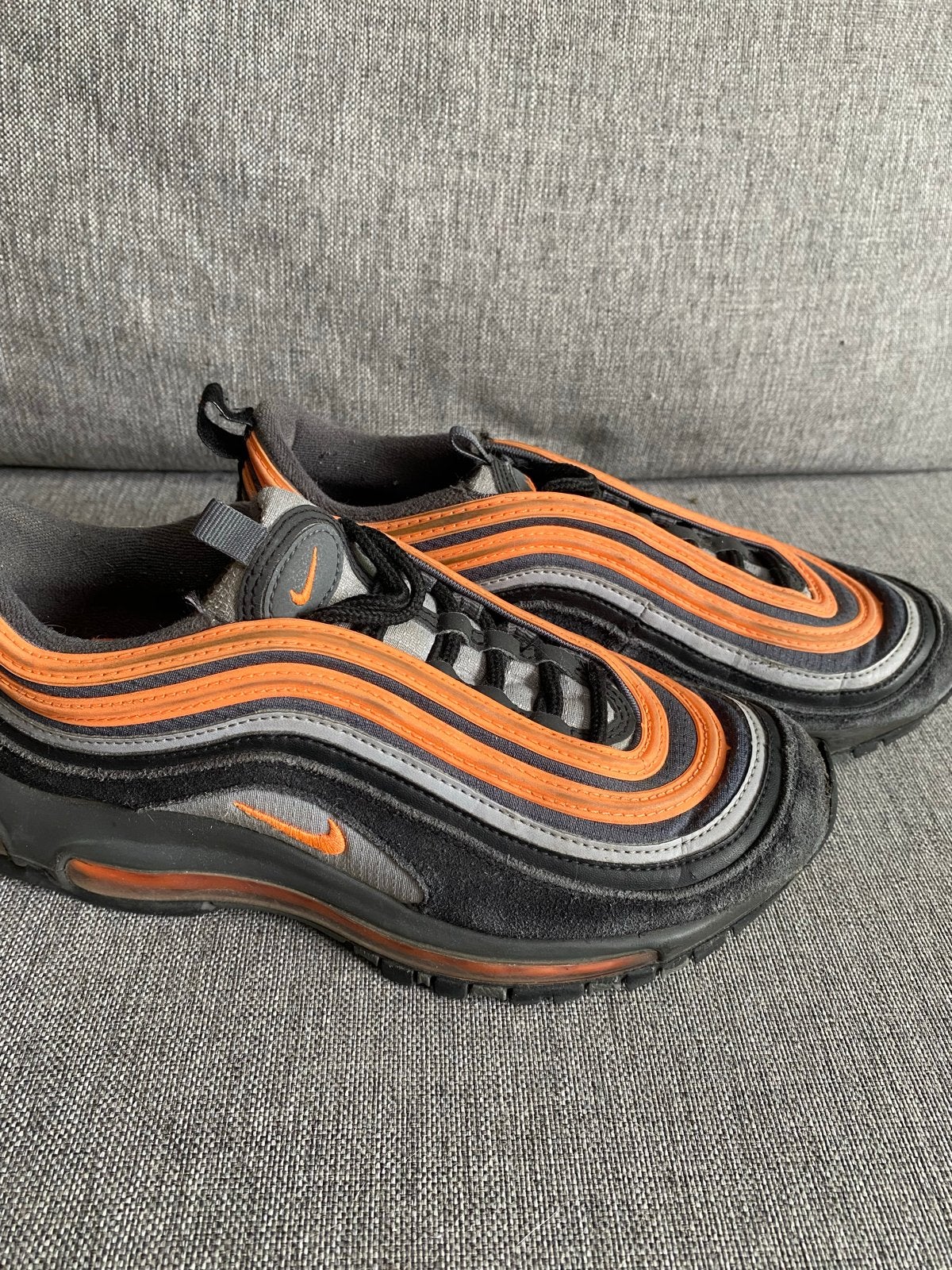 Nike Air Max 97 Sneakers - Oranje/Zwart maat 37,5, Ophalen of Verzenden, Jongen of Meisje, Sportschoenen