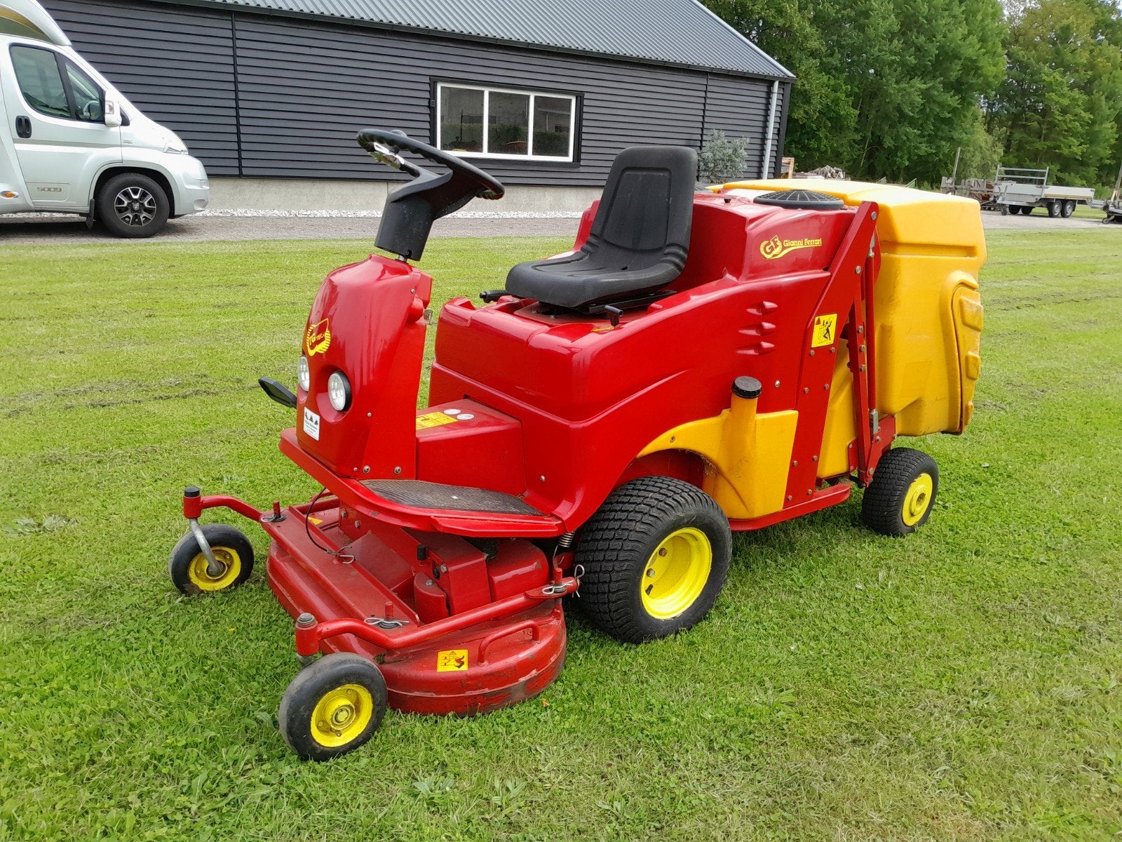 Nette Gianni Ferrari TG Tech frontmaaier met achteropvang, Ophalen, Gebruikt, Gianni Ferrari, Opvangbak
