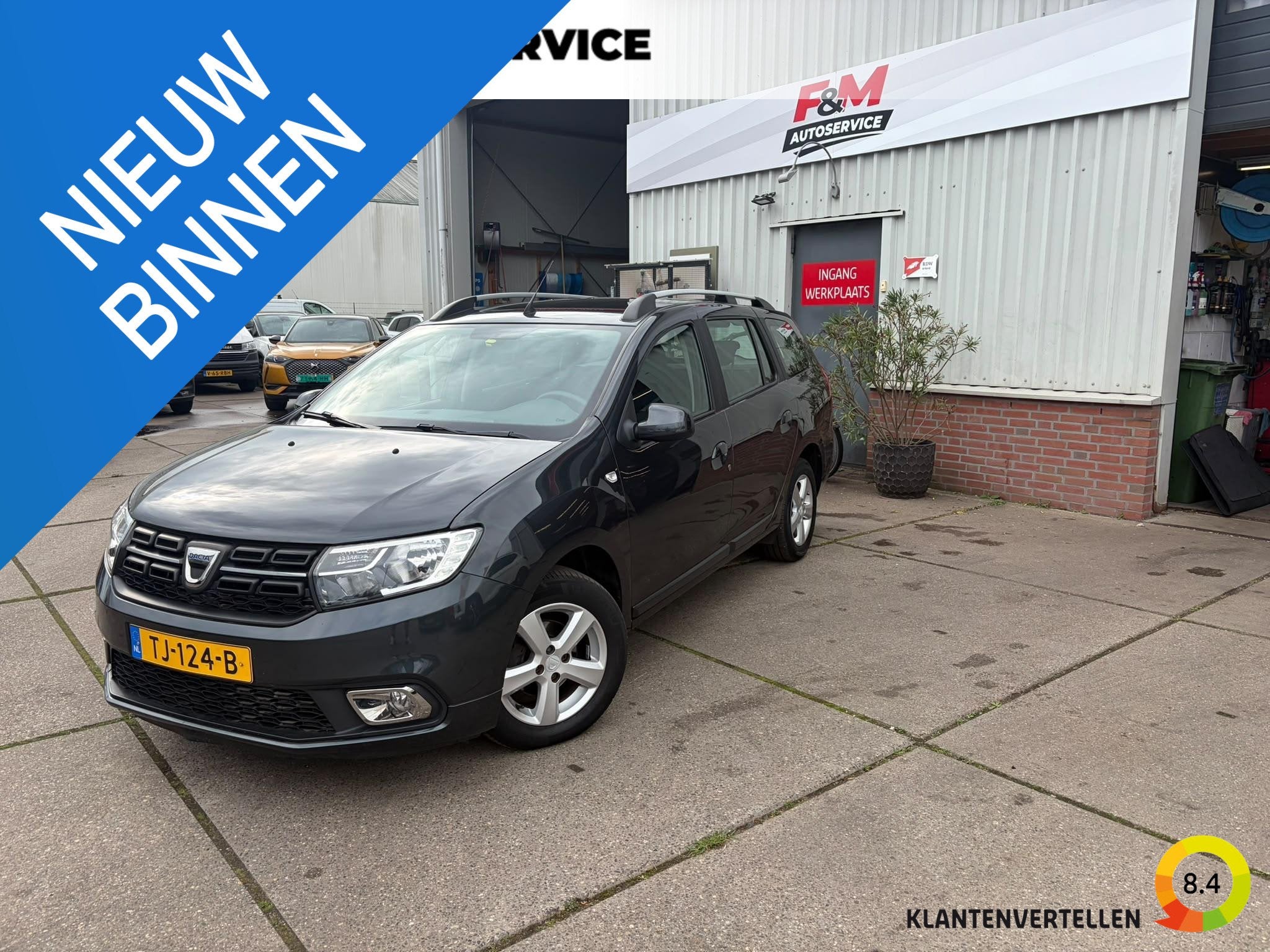 Dacia Logan MCV 0.9 TCe Laureate Airco, cruise, navi, pdc ac, Auto's, Voorwielaandrijving, Stof, Gebruikt, Euro 6