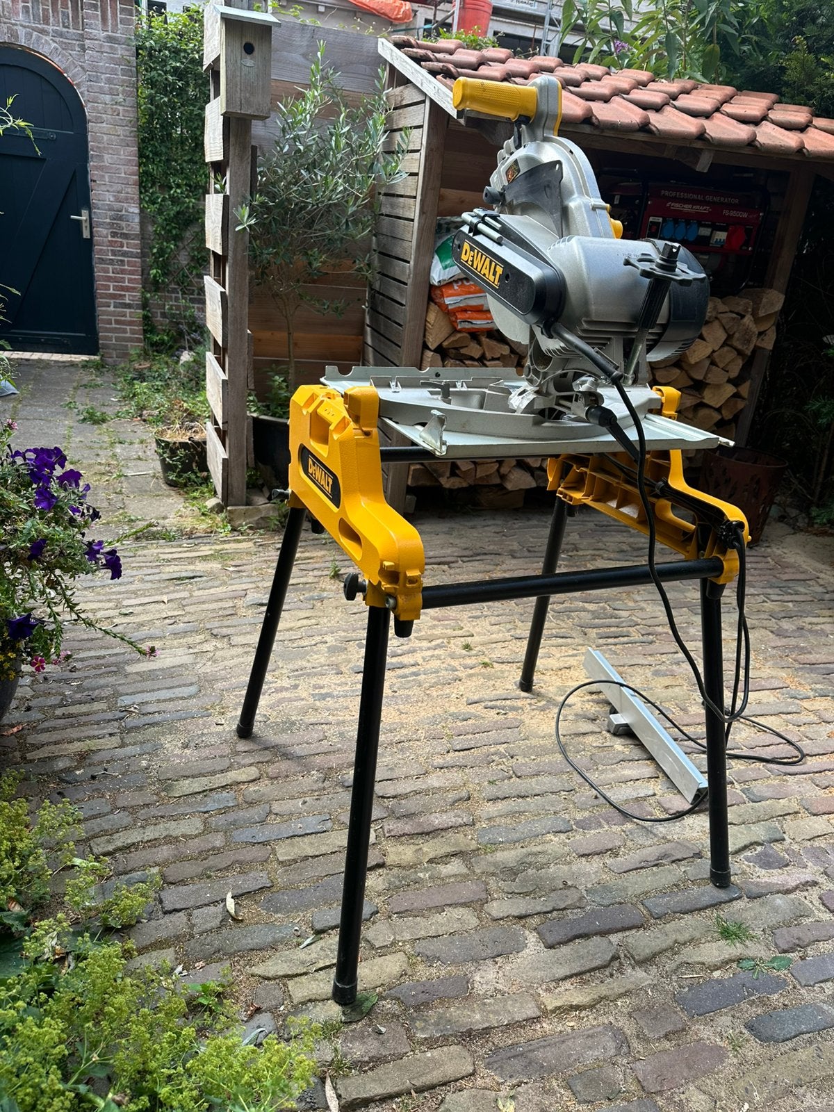 DeWalt DW743N zaagtafel 	Flipover zaag, Ophalen, Zo goed als nieuw