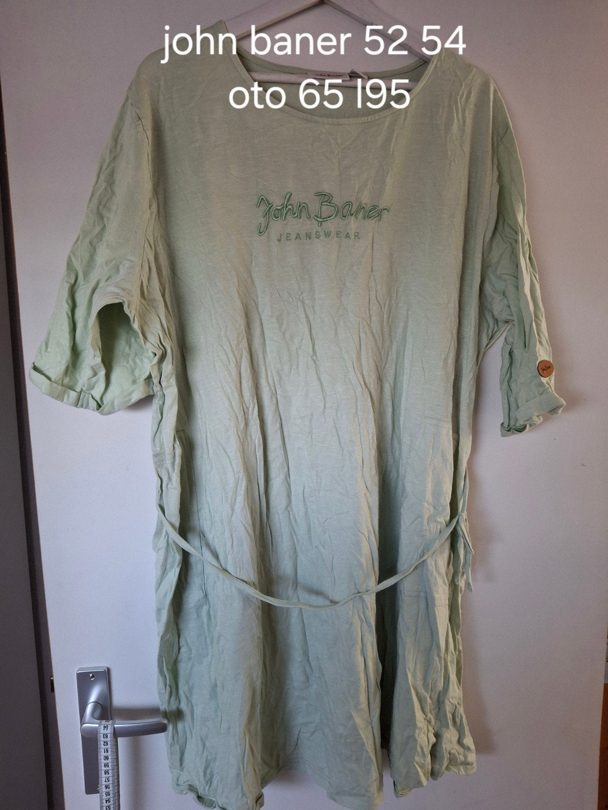 jurk mt 52 54, Ophalen of Verzenden, Zo goed als nieuw, Groen, Jurk