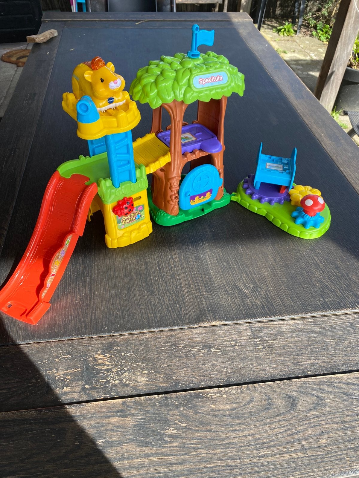 Zoef zoef dieren speeltuin met Hugo hamster, Kinderen en Baby's, Ophalen of Verzenden, Gebruikt, 6 maanden tot 2 jaar