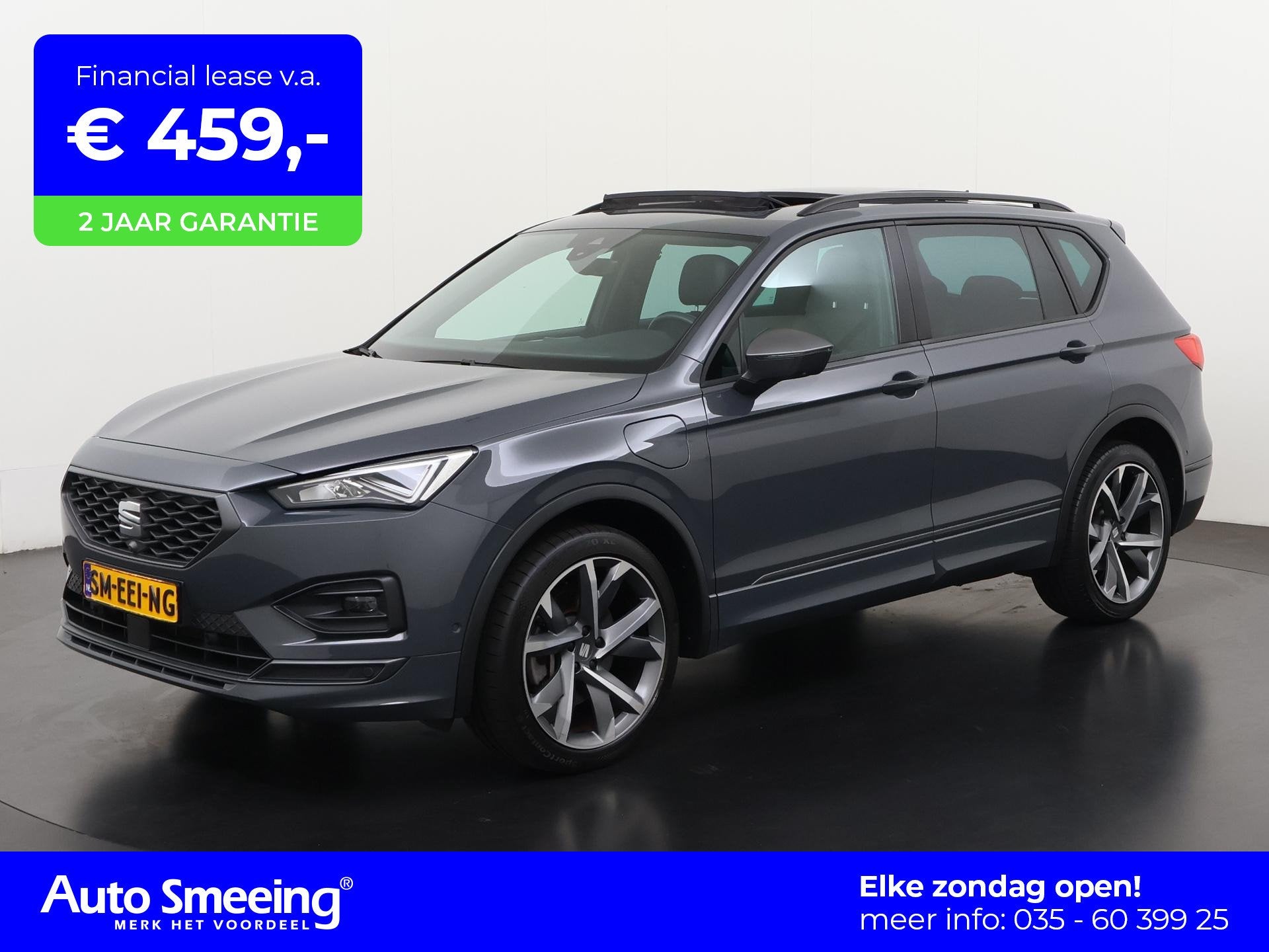 SEAT Tarraco 1.4 TSI e-Hybrid PHEV FR | Leder | Trekhaak | P, Auto's, 4 cilinders, Hybride Elektrisch/Benzine, Lichtsensor, 13 kWh