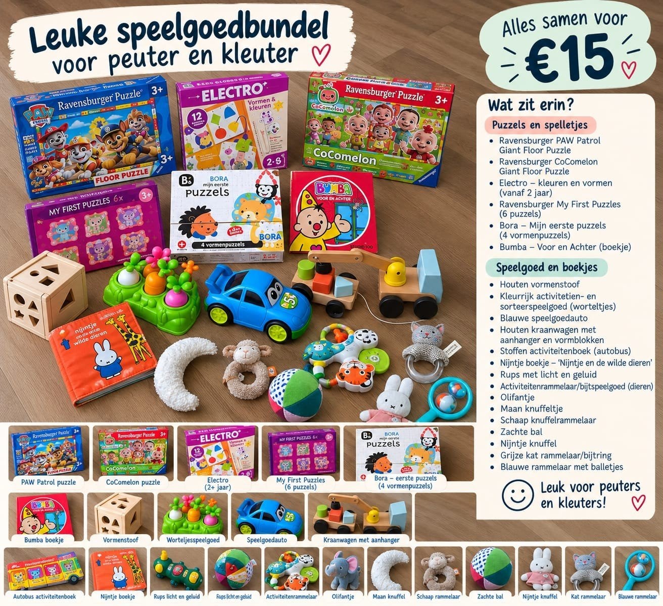 Grote speelgoedbundel voor peuter en kleuter, Ophalen, Gebruikt, Jongen of Meisje