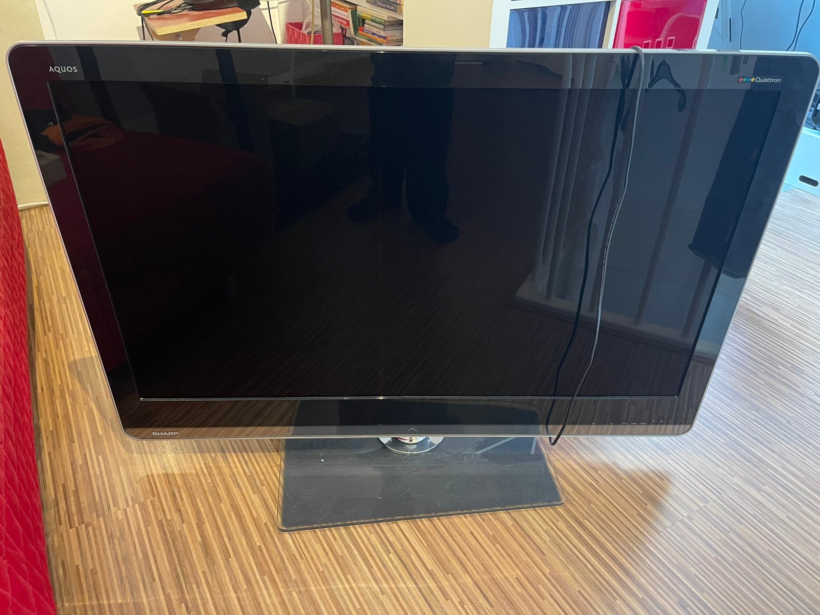 Sharp Aquos LC-46LE812E LCD TV 46 inch, Ophalen, Gebruikt, 50 Hz, LCD
