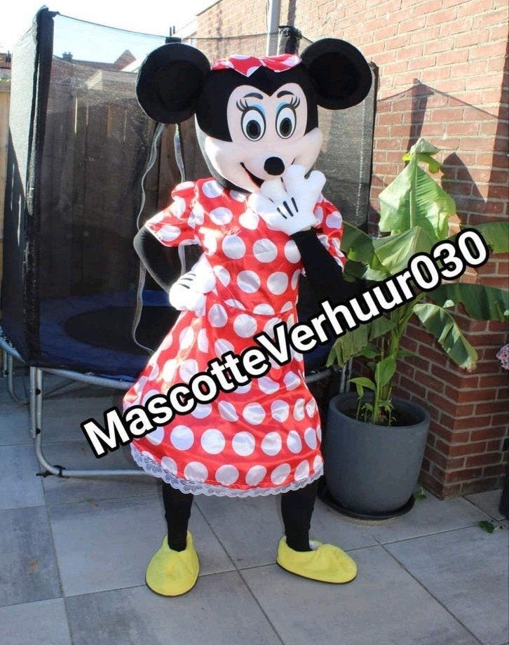minnie mascotte inhuren verjaardag kostuum acteur pak huren, Ophalen