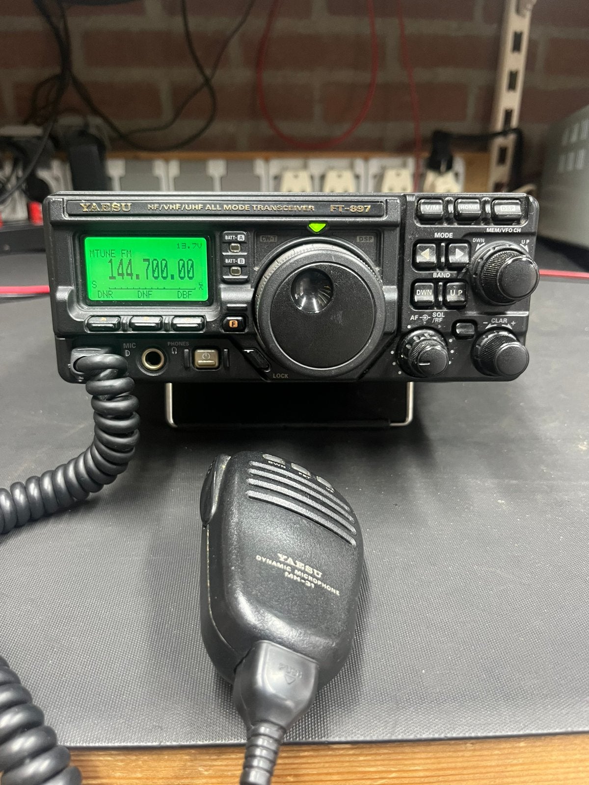 Yaesu ft 897 hf uhf vhf, Ophalen of Verzenden, Zo goed als nieuw