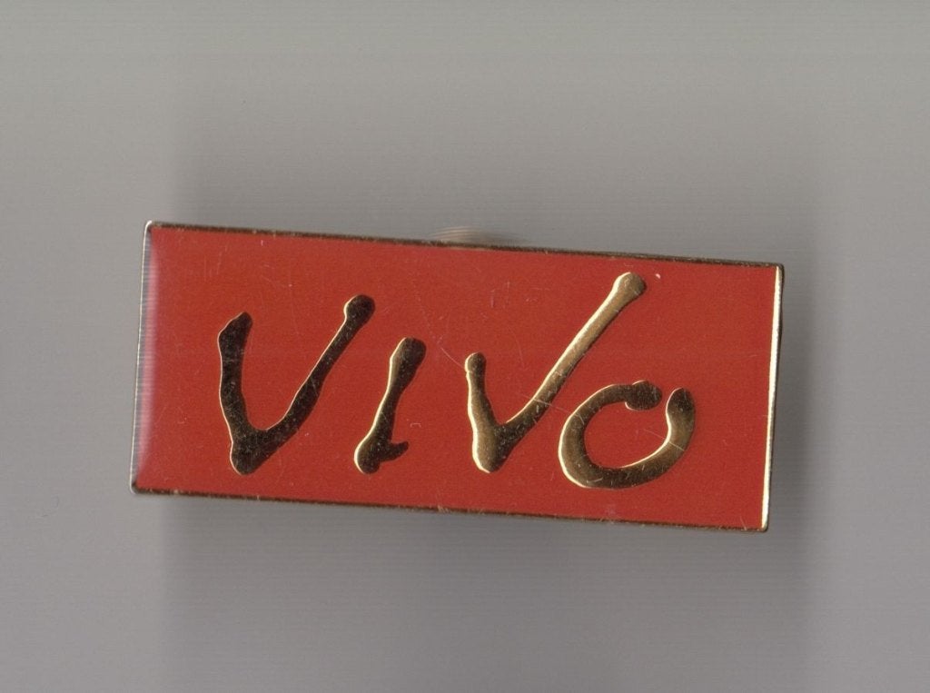 Vivo logo pin, Gebruikt, Niet vindbaar, Niet vindbaar, Speldje of Pin