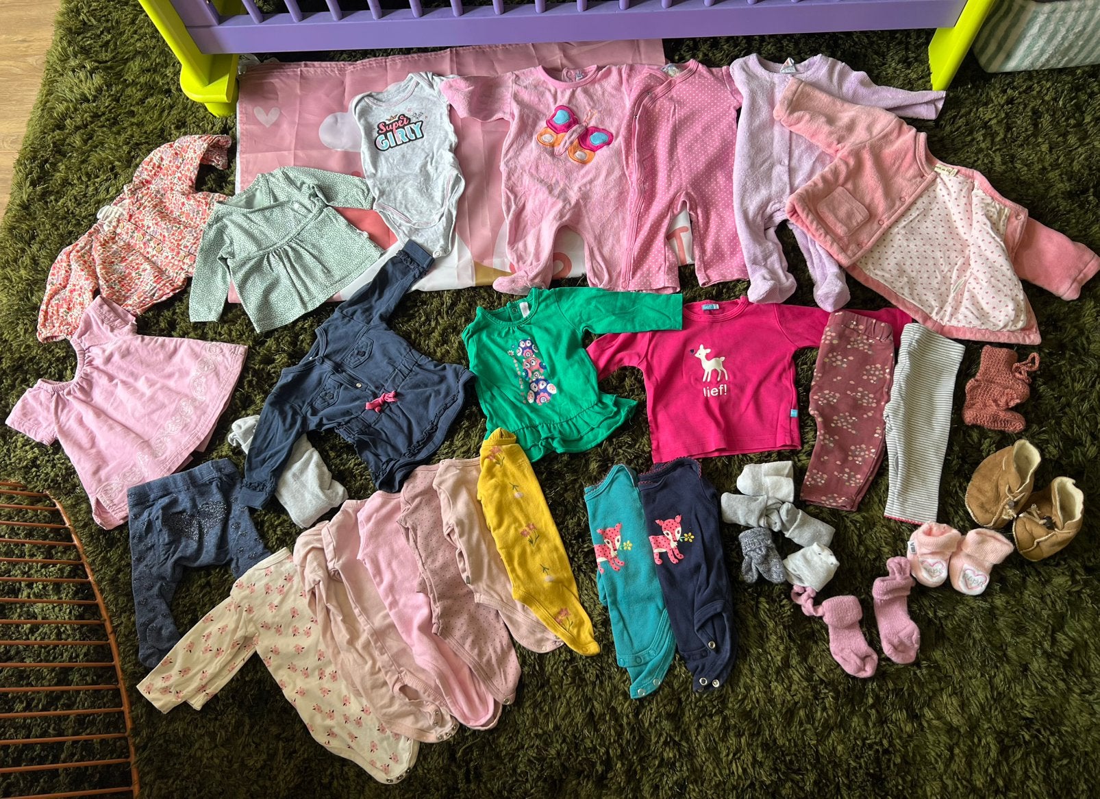 Newborn pakket babykleding (meisje) herfst & winter, Ophalen of Verzenden, Zo goed als nieuw, Maat 56