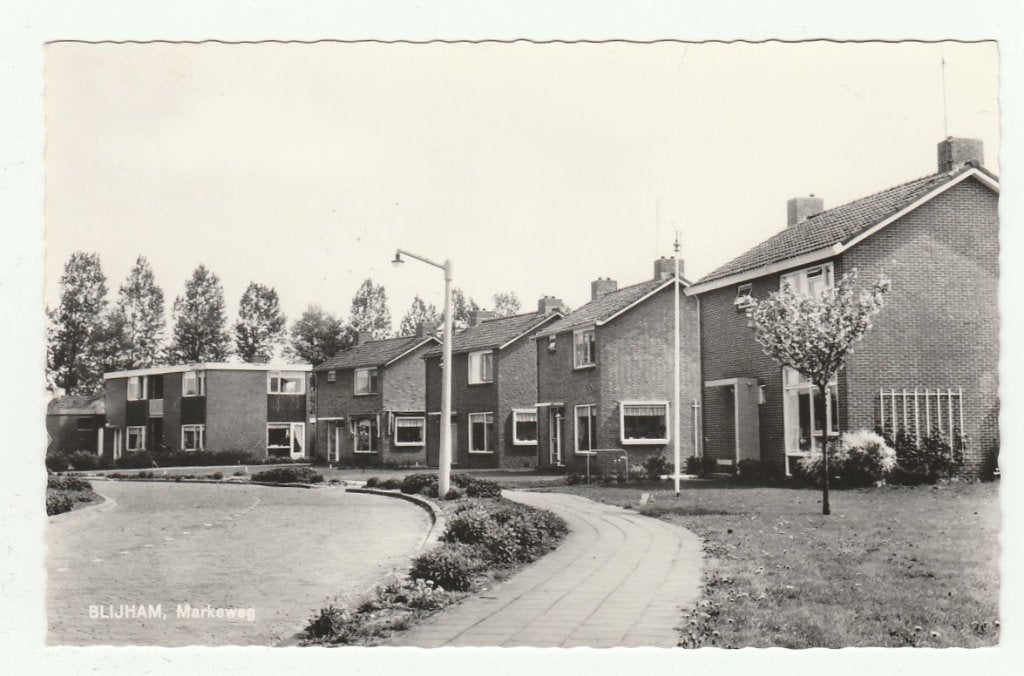Blijham (nabij Winschoten en Oude Pekela) - Markeweg, Verzamelen, Ansichtkaarten | Nederland, Verzenden, 1960 tot 1980, Gelopen