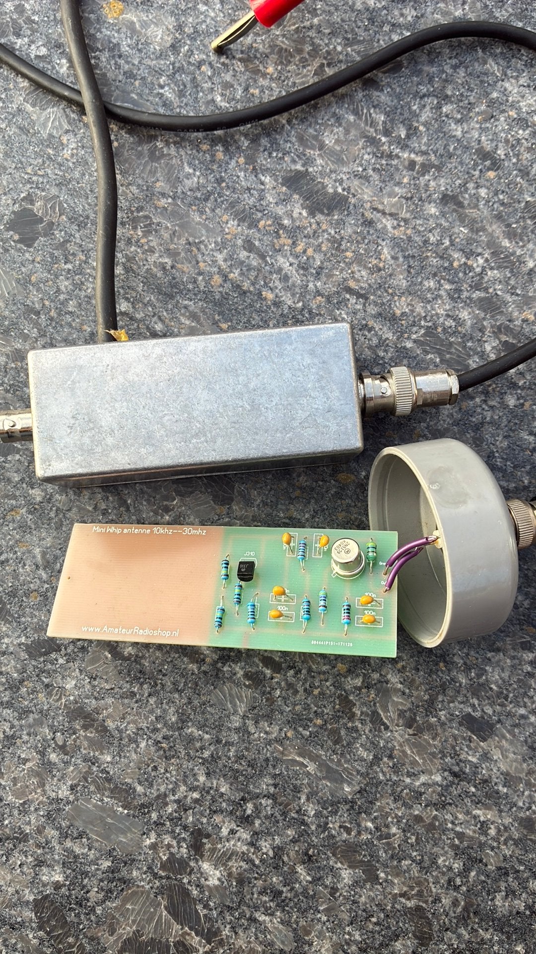 Miniwhip antenne 10 khz-30 mhz, Telecommunicatie, Antennes en Masten, Ophalen of Verzenden, Gebruikt, Antenne