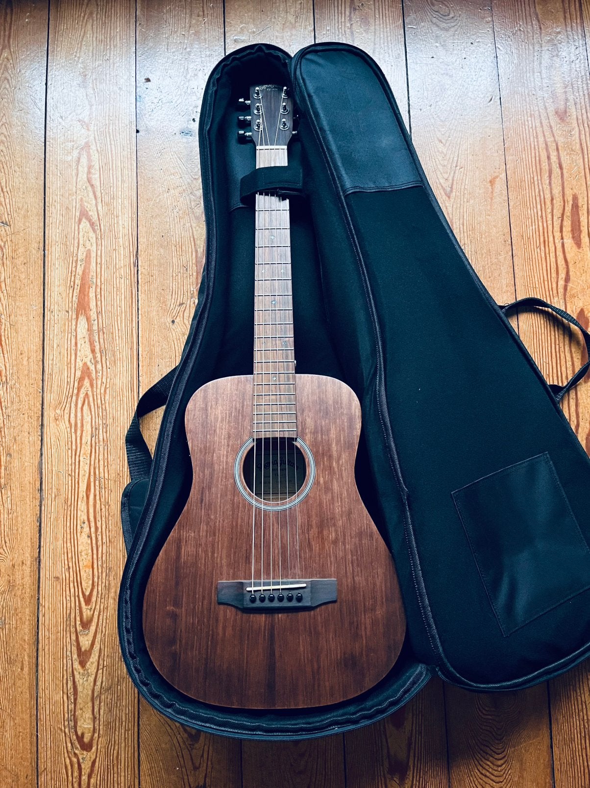 Sigma TM-15E, Ophalen of Verzenden, Gebruikt, Western- of Steelstringgitaar, Met (piezo-)element