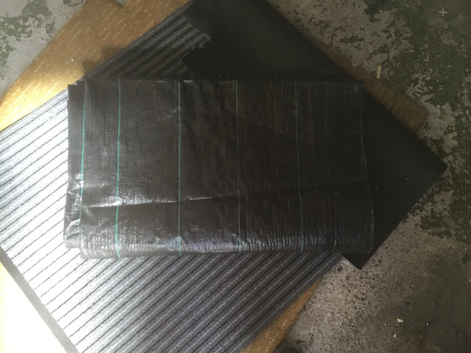 Ademend grondzeil voor onder tenttapijt 2.50 x 5.00 mtr, Ophalen of Verzenden, Zo goed als nieuw