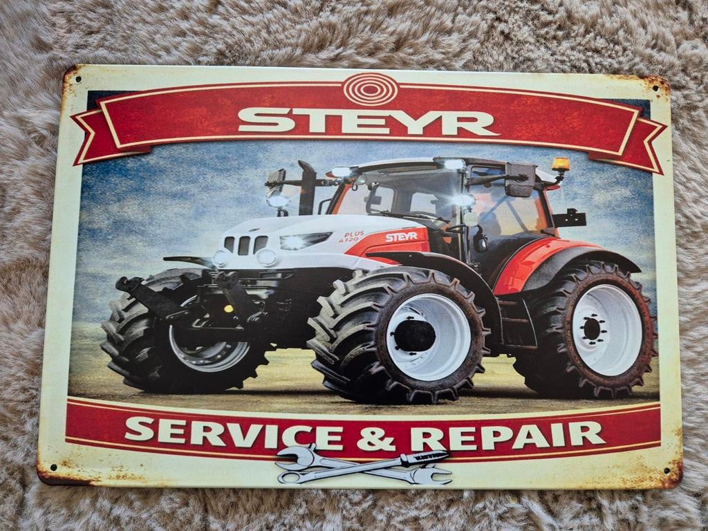 Steyr reclamebord, Ophalen of Verzenden, Nieuw, Reclamebord