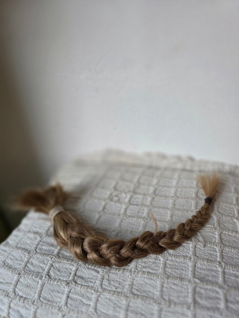 Echt mensenhaar, vlecht, Ophalen of Verzenden, Gebruikt, Accessoires