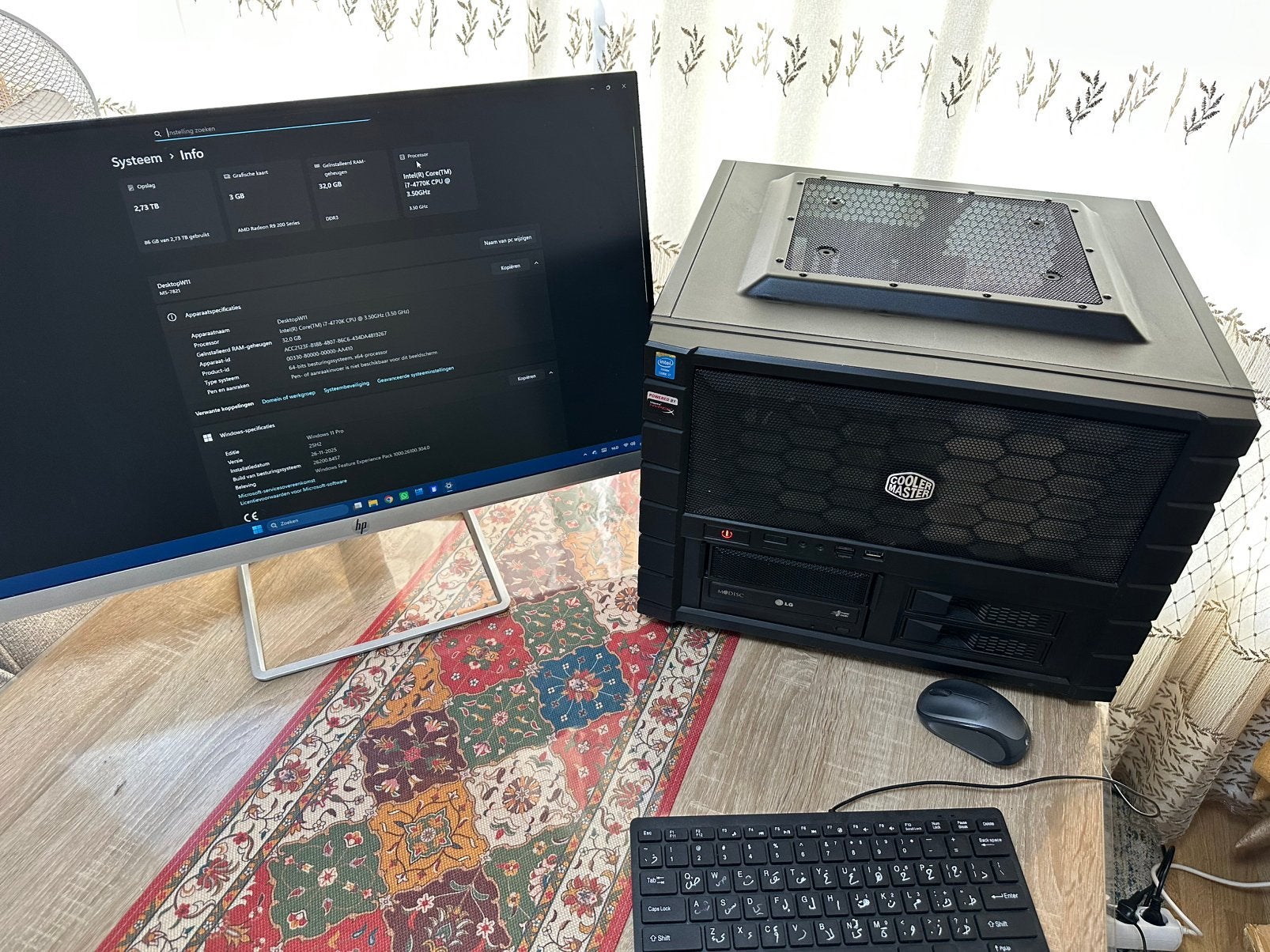 Super snel !!! Windows 11Desktop, Ophalen, Zo goed als nieuw