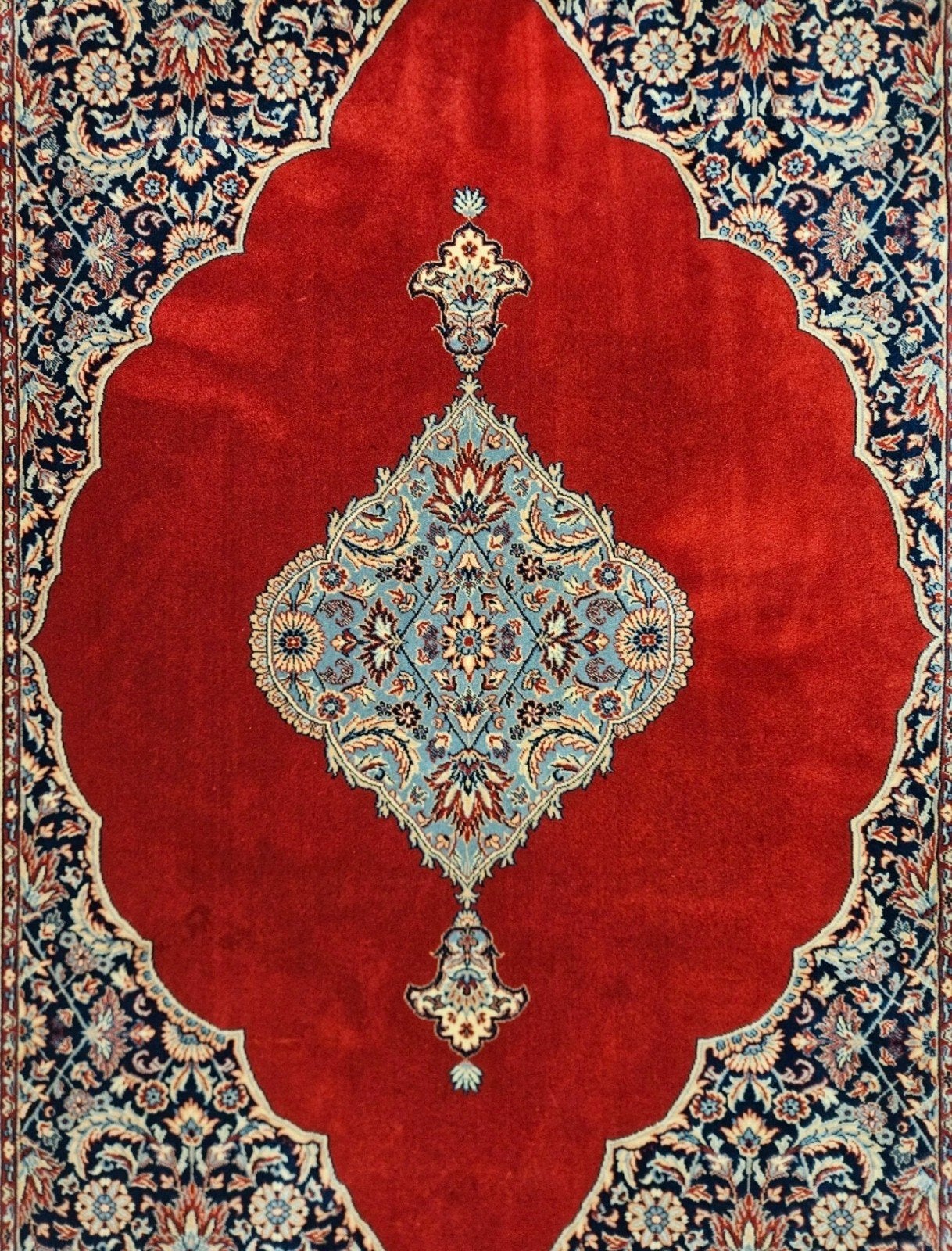 Vintage Perzisch wol Mykene vloerkleed medall red 170x240cm, Gebruikt, 150 tot 200 cm, 200 cm of meer, .