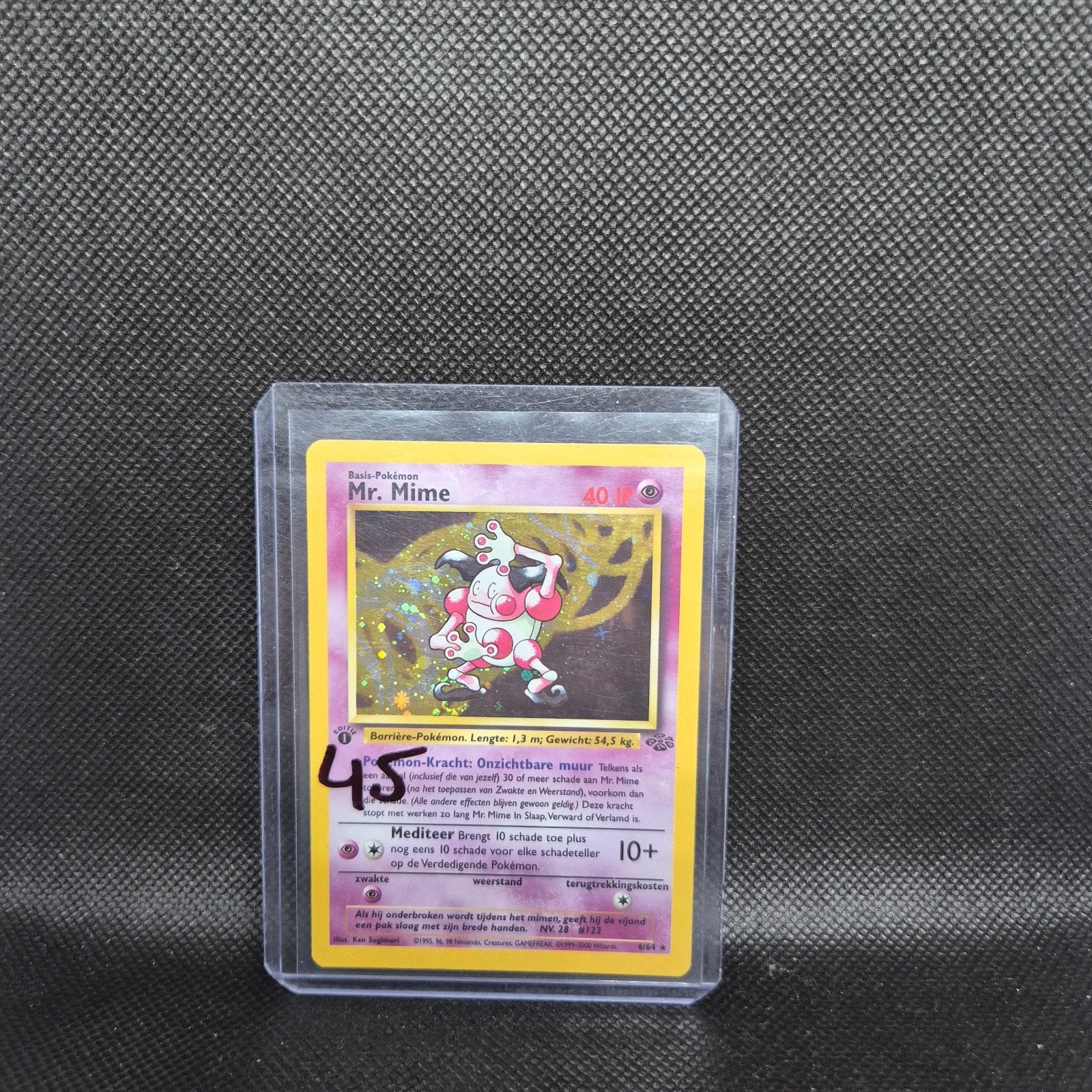 Mr. Mime 1st Edition NL Jungle, Ophalen of Verzenden, Zo goed als nieuw