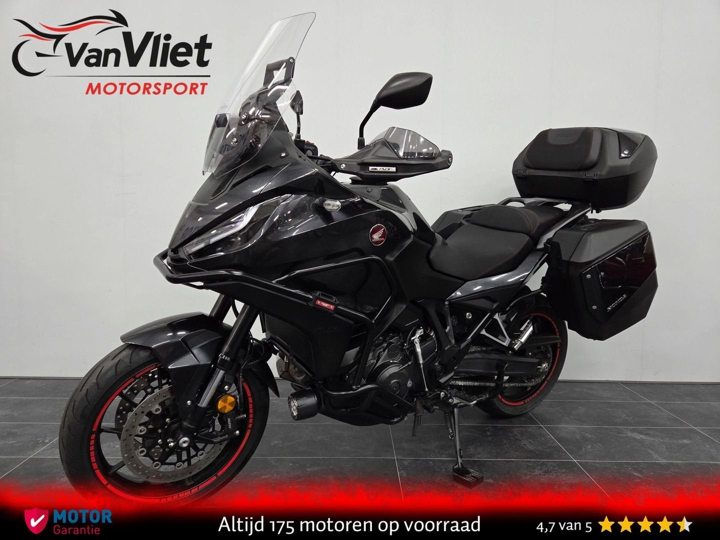 Nieuwstaat Full Option.! Honda NT1100 Black Edition bj 2023, Motoren, Motoren | Honda, 2 cilinders, HONDA, Bedrijf, Onbekend