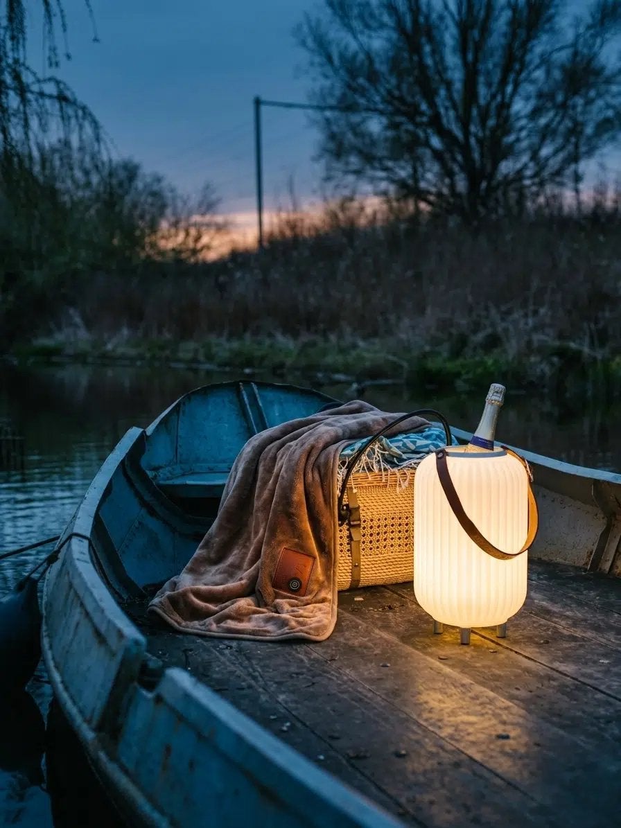 The.Lampion maat L | Wijnkoeler met speaker en verlichting, Overige typen, Nieuw, Minder dan 60 watt, Ophalen