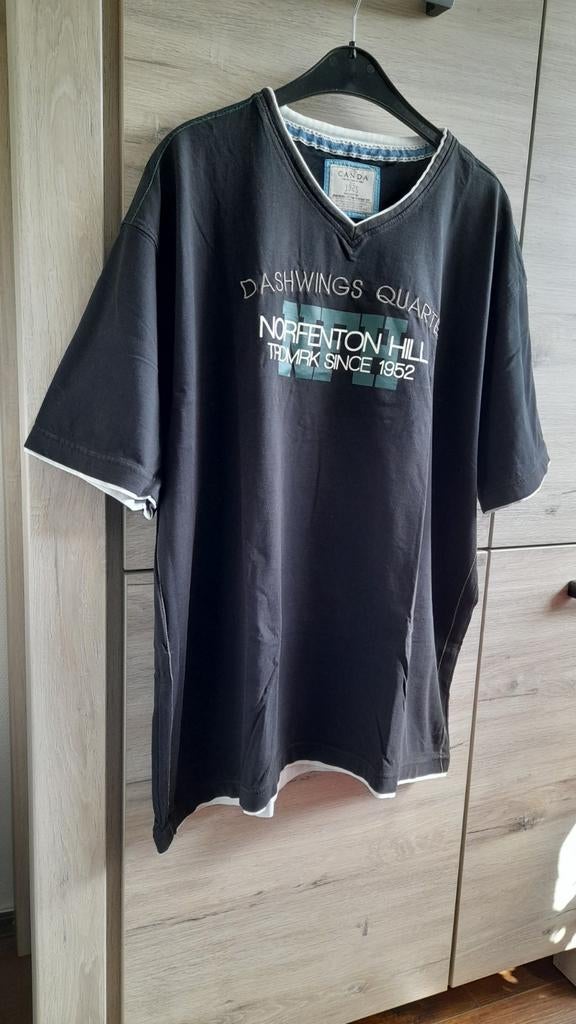 Netjes Zwart Herenshirt, Canda 3XL., Zwart, Overige maten, Ophalen of Verzenden, Canda