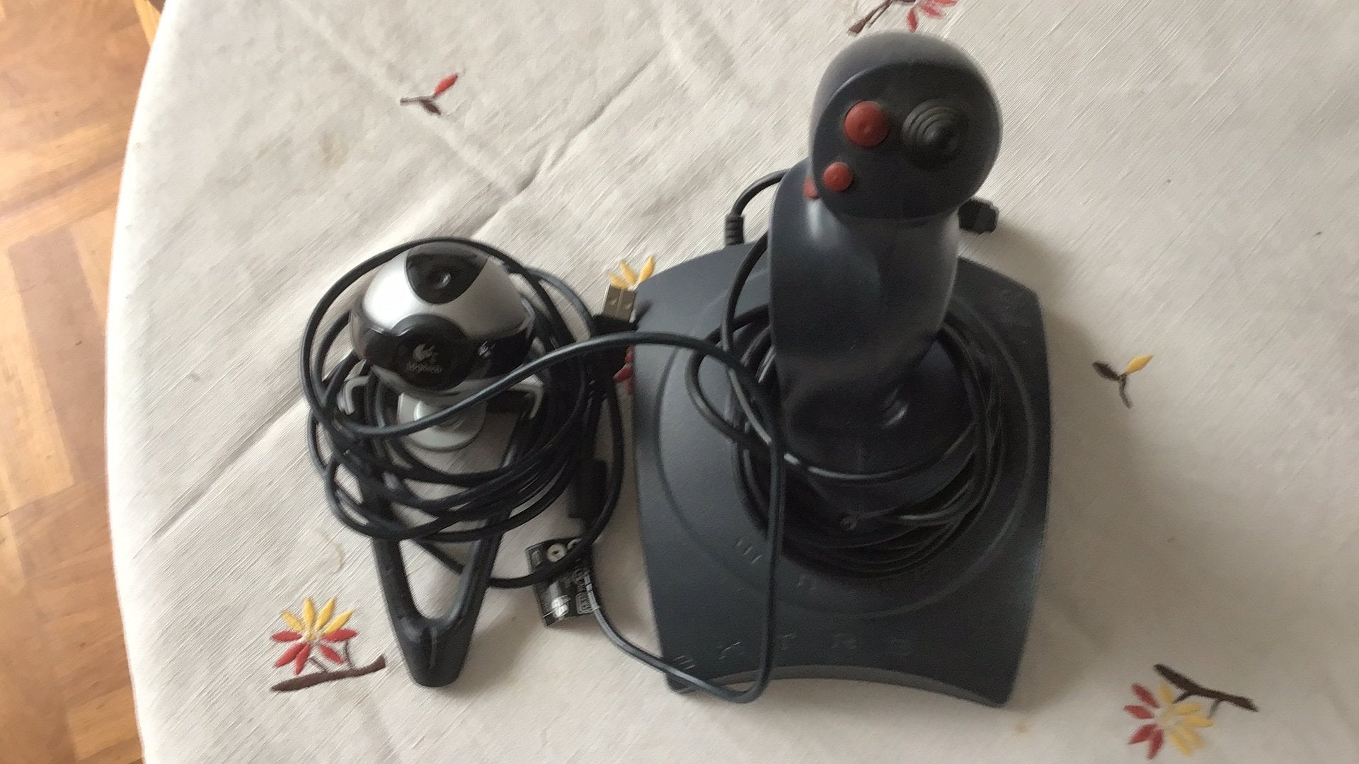 Webcam en joystick (Wingman, Ophalen of Verzenden, Gebruikt