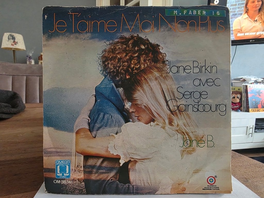 7" Single Jane Birkin & Serge Gainsbourg - Je Táime Moi Non, Gebruikt, 7 inch, Ophalen of Verzenden, Pop