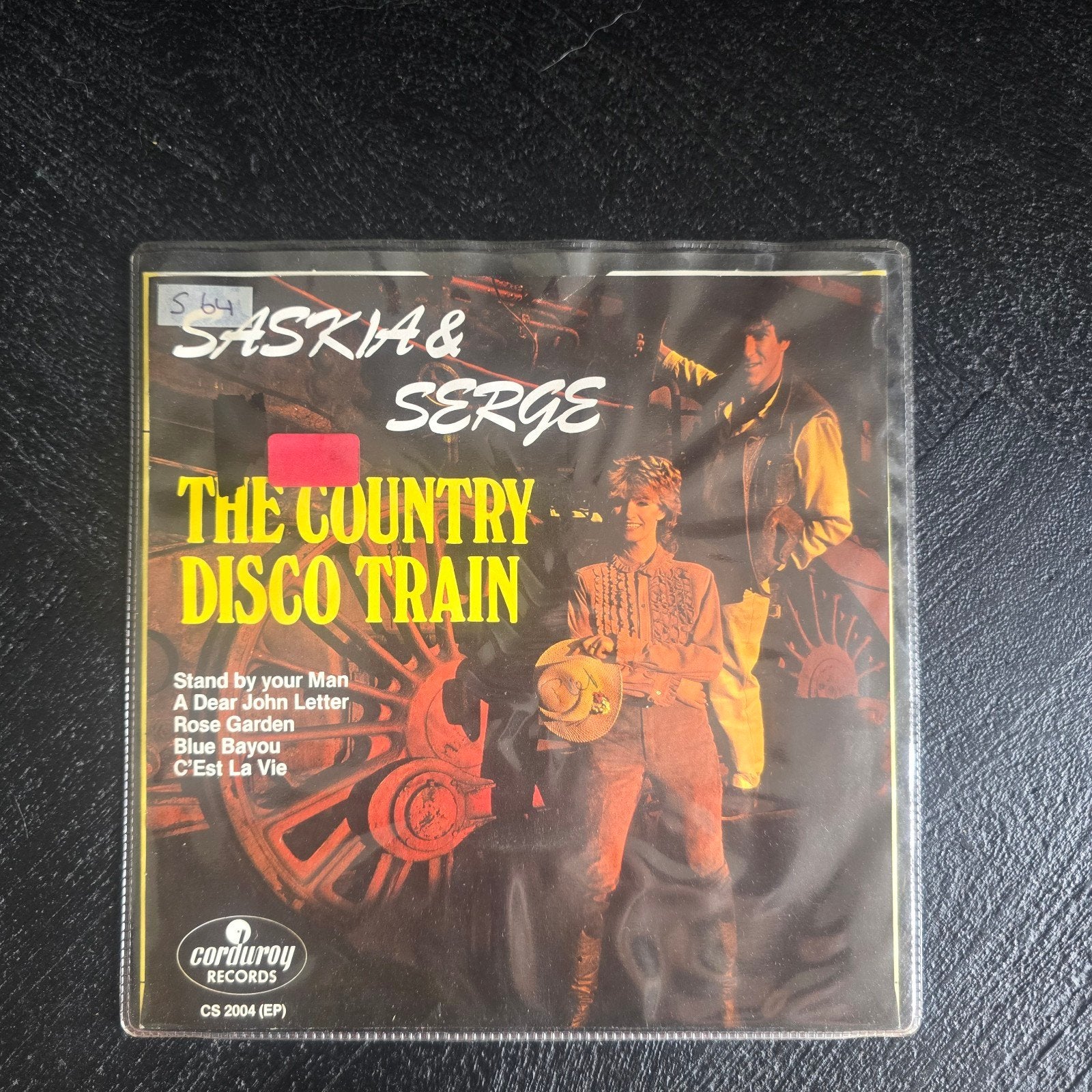 Saskia & Serge - The Country Disco Train EP (Vinyl), Gebruikt, 7 inch, Ophalen of Verzenden, EP