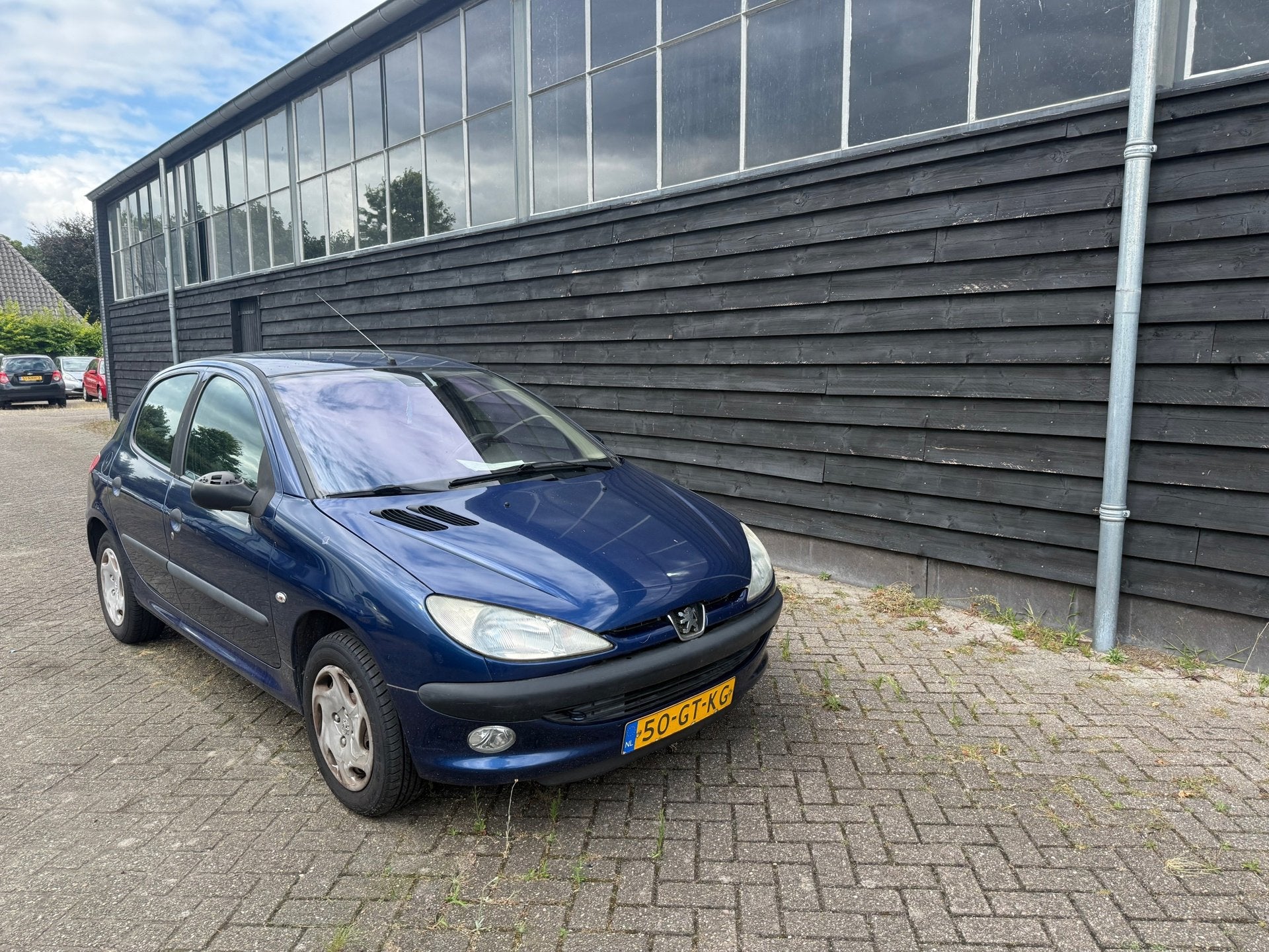 Peugeot 206 1.6-16V Gentry, Auto's, 4 cilinders, Blauw, Origineel Nederlands, Bedrijf