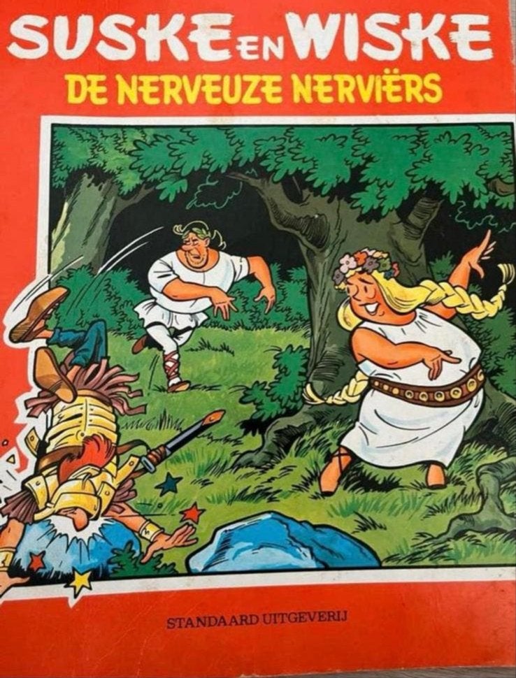 Suske en Wiske: De nerveuze Nerviërs - Avontuur met Jerom, Eén stripboek, Ophalen of Verzenden, Gelezen