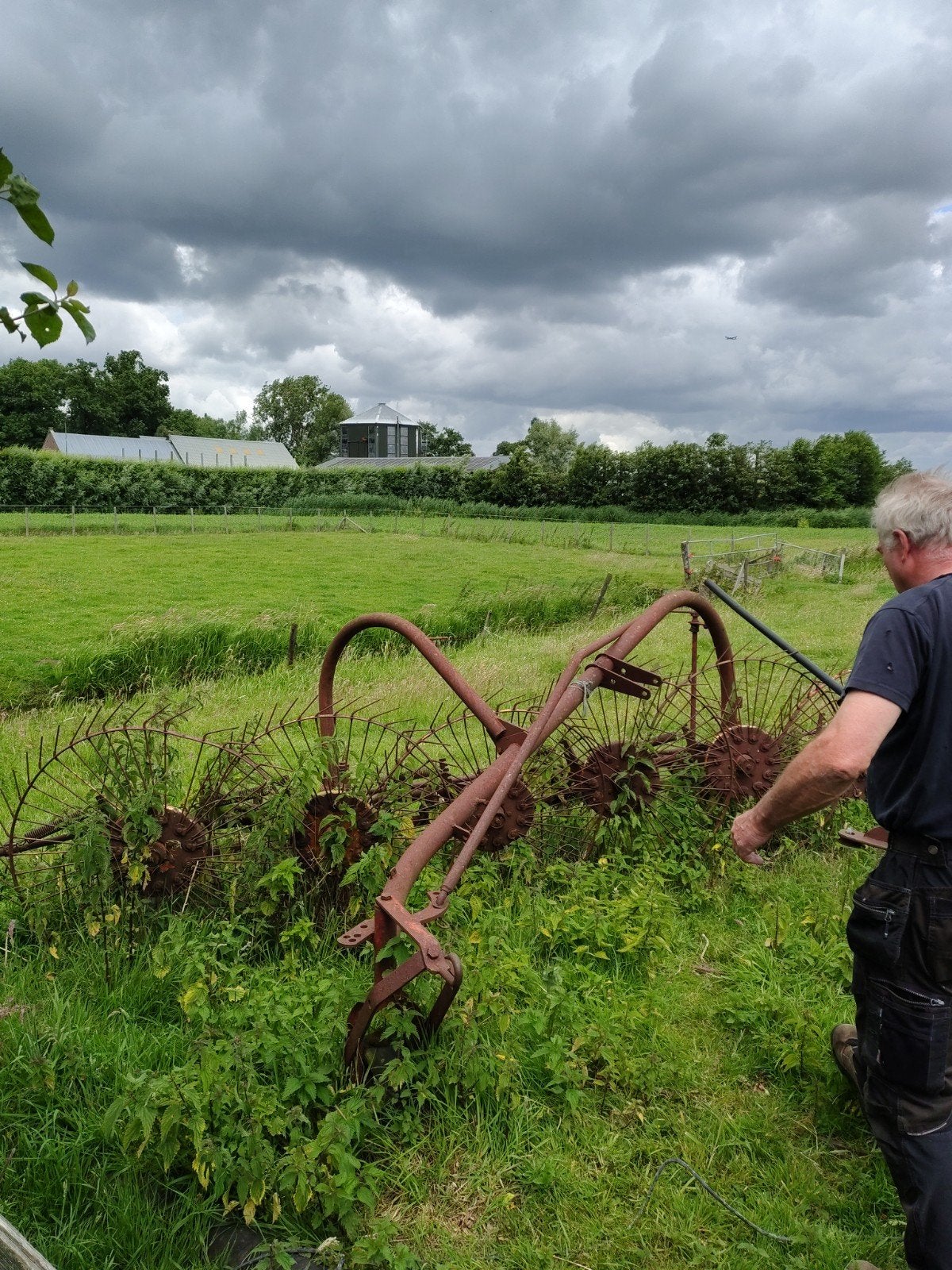 Oude wierser ,500 kg. Voor sier of oud ijzer, Ophalen, 250 mm of meer