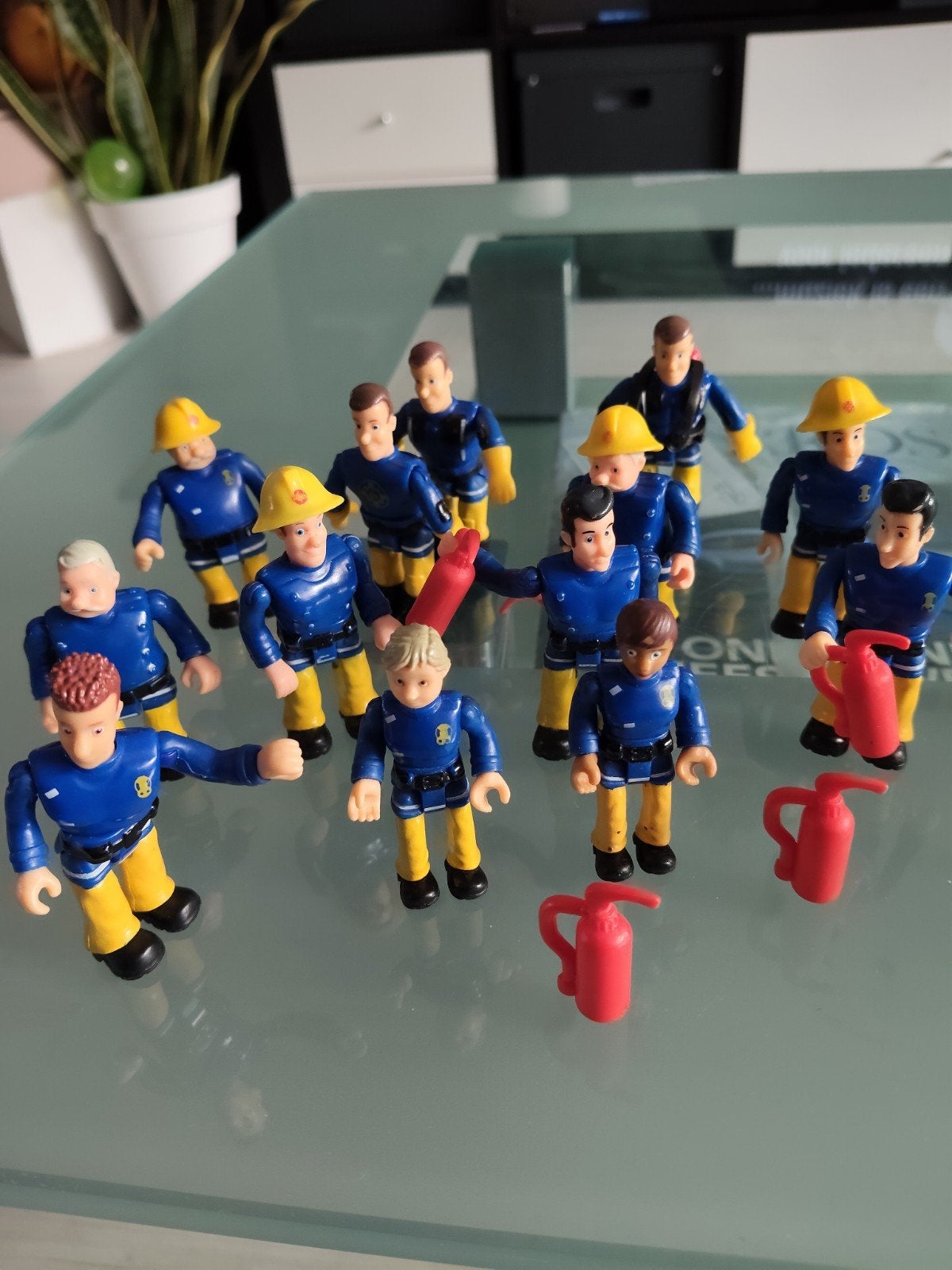 Brandweerman Sam Figuren Set - 12 stuks met accessoires, Ophalen of Verzenden, Gebruikt, Jongen of Meisje