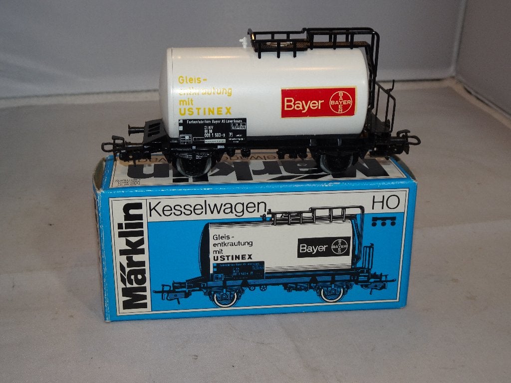 Marklin 4647 ketelwagon Bayer USTINEX NIEUW OVP zeldza(#913), Wisselstroom, Ophalen of Verzenden, Märklin, Nieuw