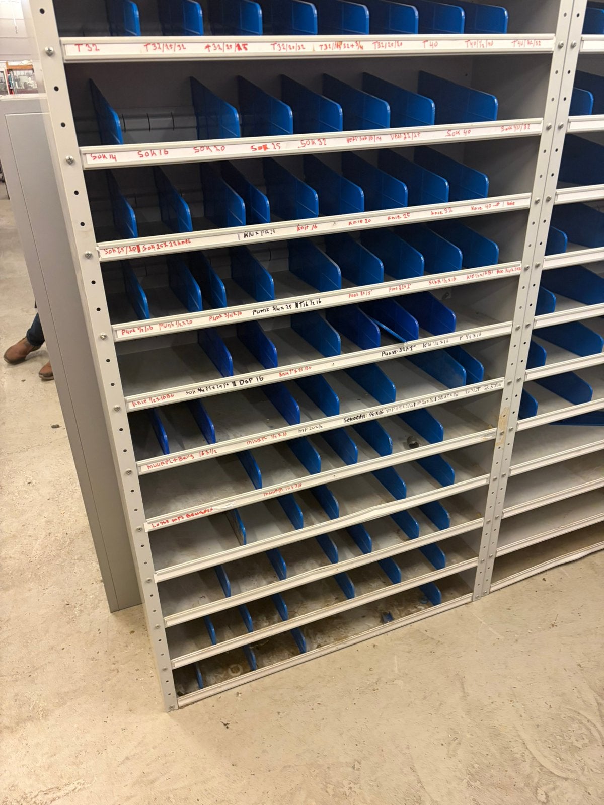 Stalen vakkenkast/magazijnkast meerdere op voorraad €85,- ps, Ophalen, ., ., .