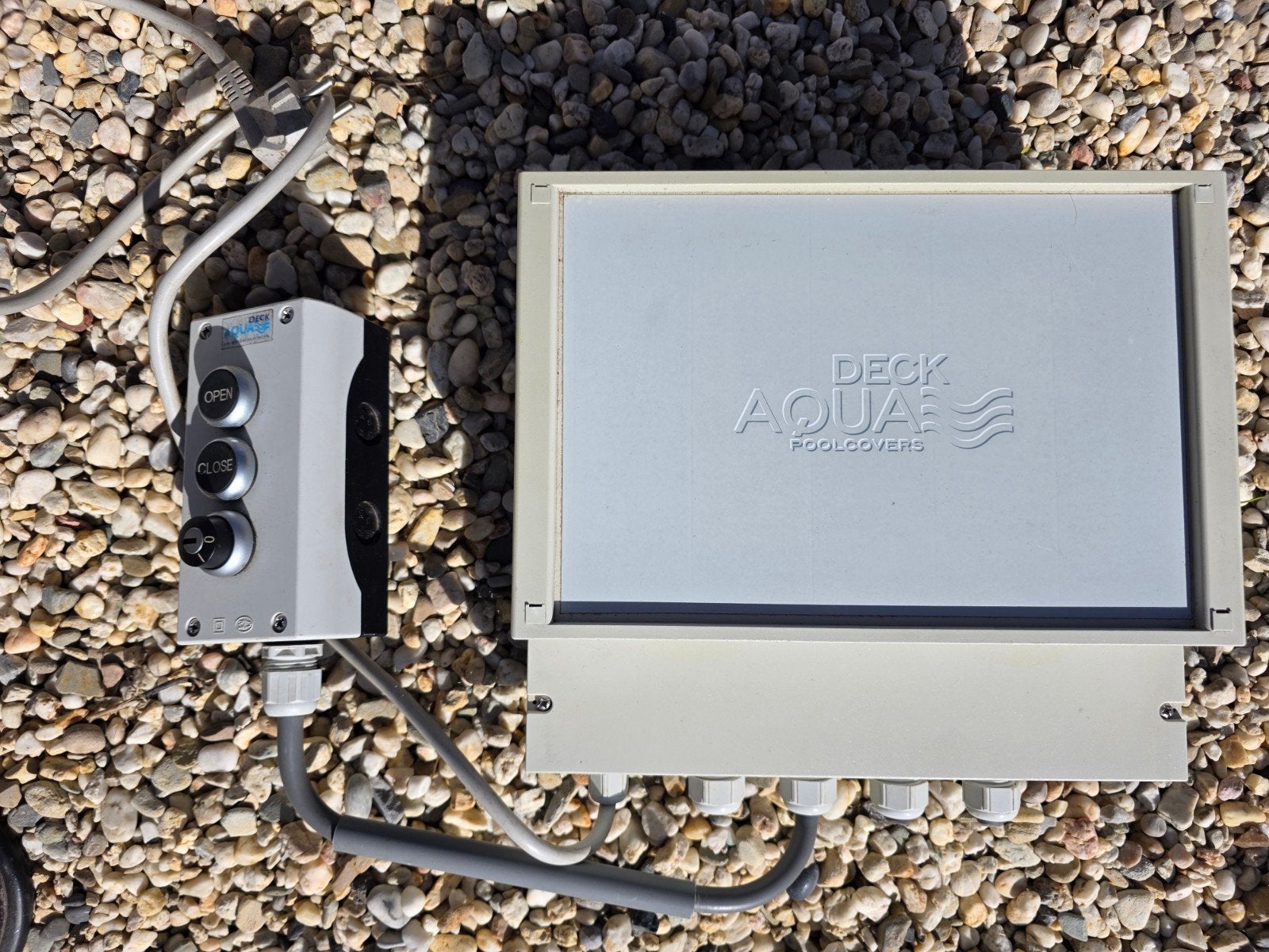 Aquadeck electrische bediening, Tuin en Terras, Ophalen of Verzenden, Gebruikt