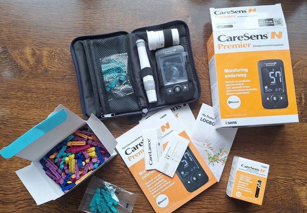 complete en nieuwe CareSense Premier glucosemeter, Ophalen of Verzenden, Nieuw
