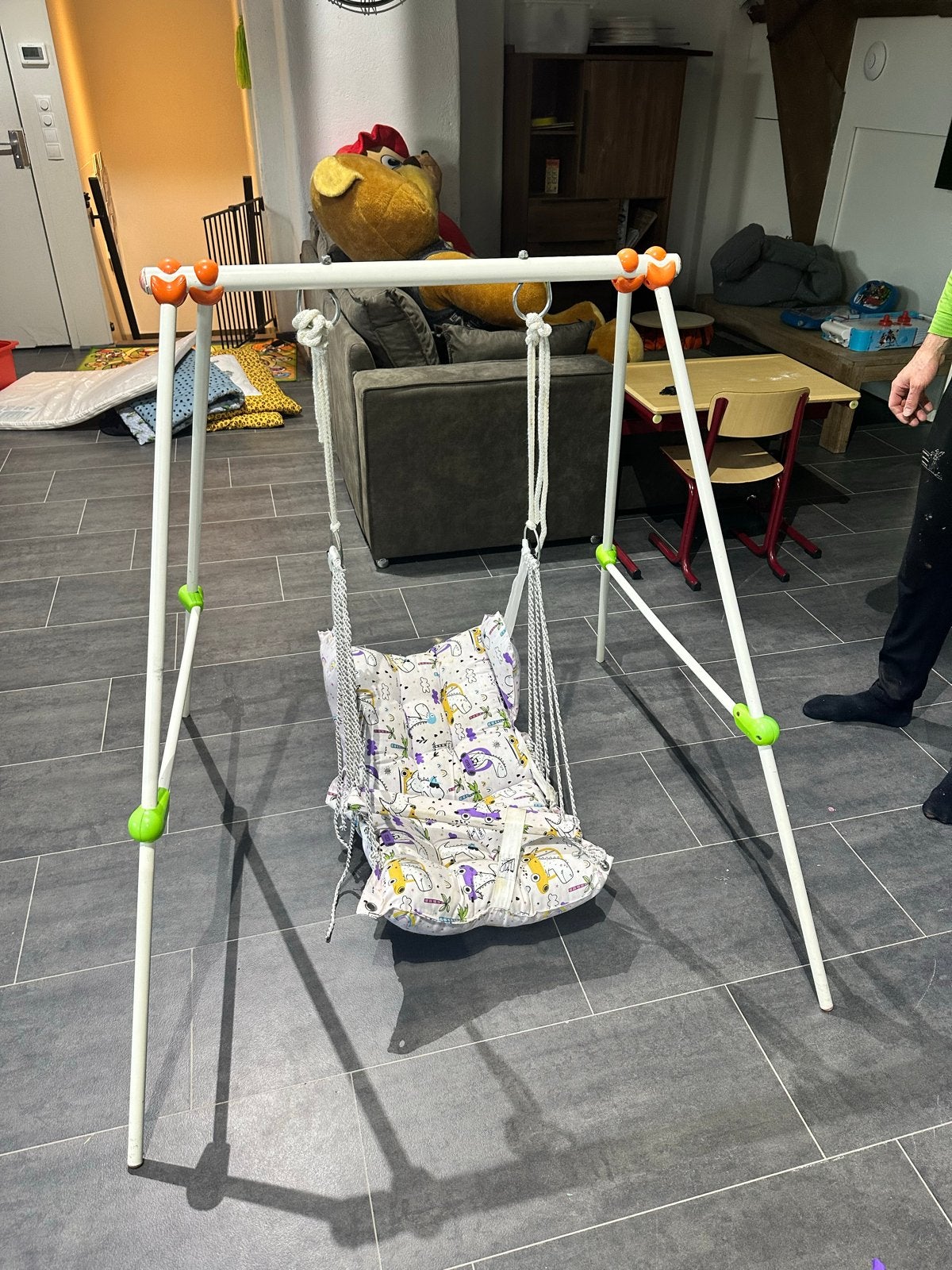Baby schommel met standaard, Ophalen, Gebruikt, Schommel