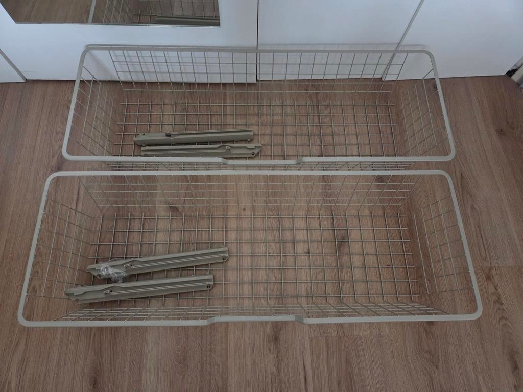 2x ikea pax 35 x 100 cm draadmanden, Ophalen, 25 tot 50 cm, 50 tot 100 cm