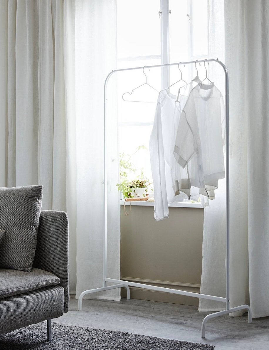 Ikea Mulig Kledingrek wit 4 stuks, Kleding | Dames, Kledingrekken, Ophalen