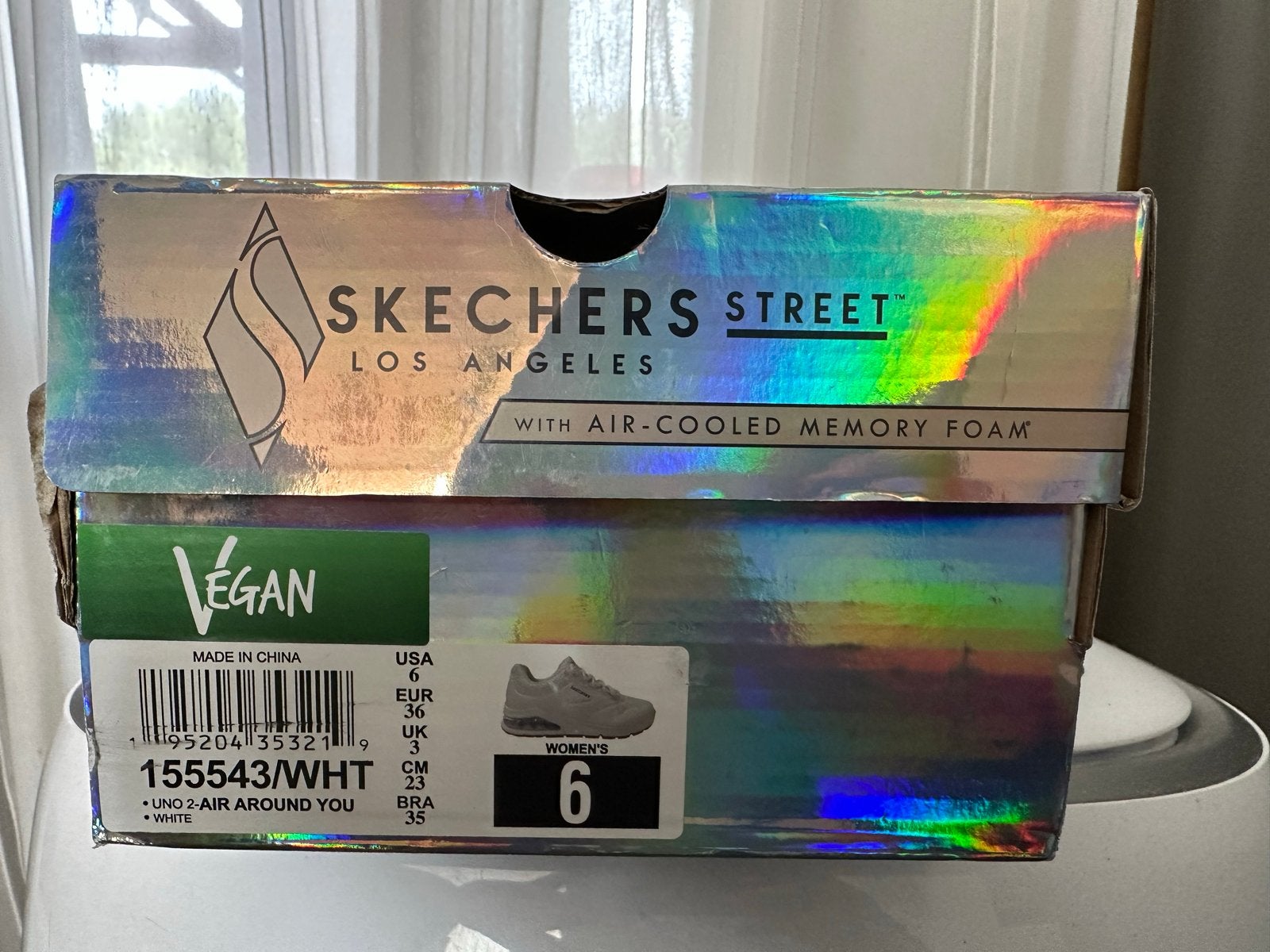 NIEUW Skechers UNO 2 “Air Around You” - Maat 36, Ophalen of Verzenden, Nieuw, Wit, Sneakers of Gympen