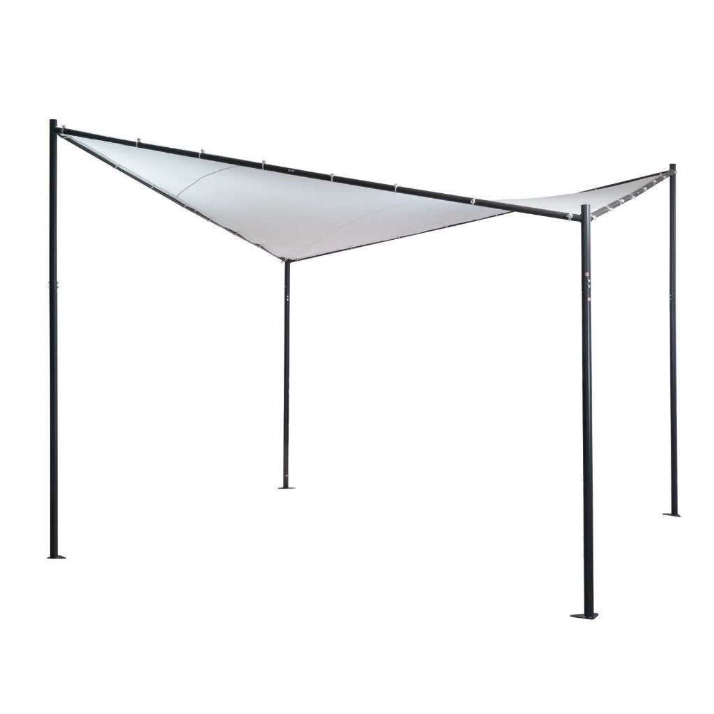 schaduw tent pergola 3,5 x 3,5 m zgan, Ophalen, Zo goed als nieuw, Minder dan 5 meter, Partytent