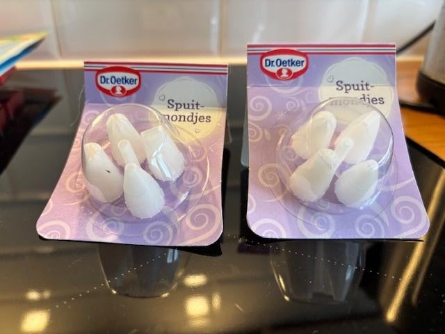 2 nieuwe pakjes Spuitmondjes Dr. Oetker, Ophalen of Verzenden, Nieuw