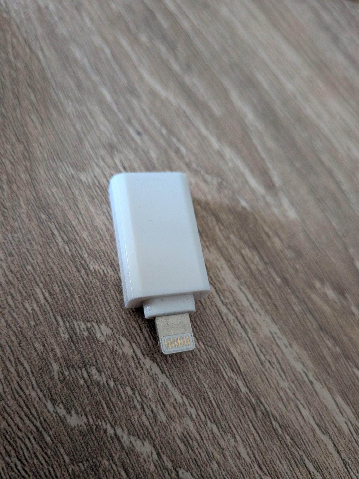 USB naar Lightning Adapter - Wit, Ophalen of Verzenden, Nieuw, Snoer of kabel, Apple