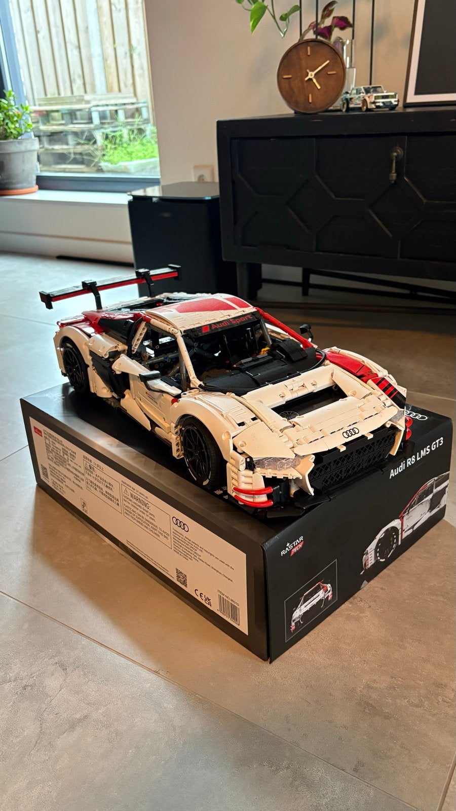 Rastar Audi R8 LMS GT3 Bouwset - Compleet en Z.G.A.N., Ophalen, Zo goed als nieuw, Overige merken